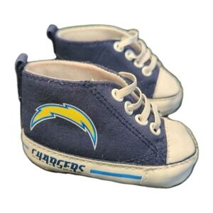Los Angeles Chargers NFL Football Baby Shoes Pre-Walker High-Top 0-6 Months